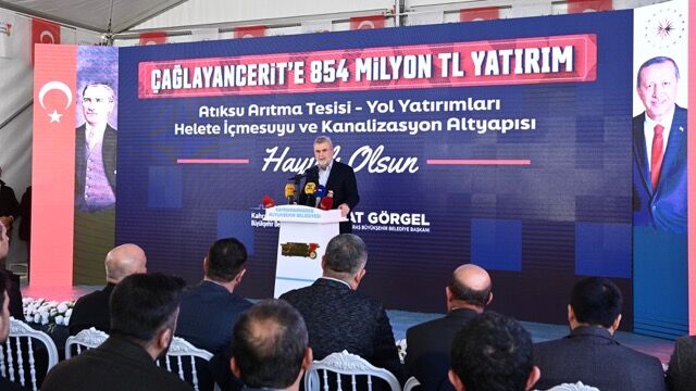 Başkan Görgel, “854 Milyonluk Yatırımlarımız Çağlayancerit’imize Hayırlı Olsun”