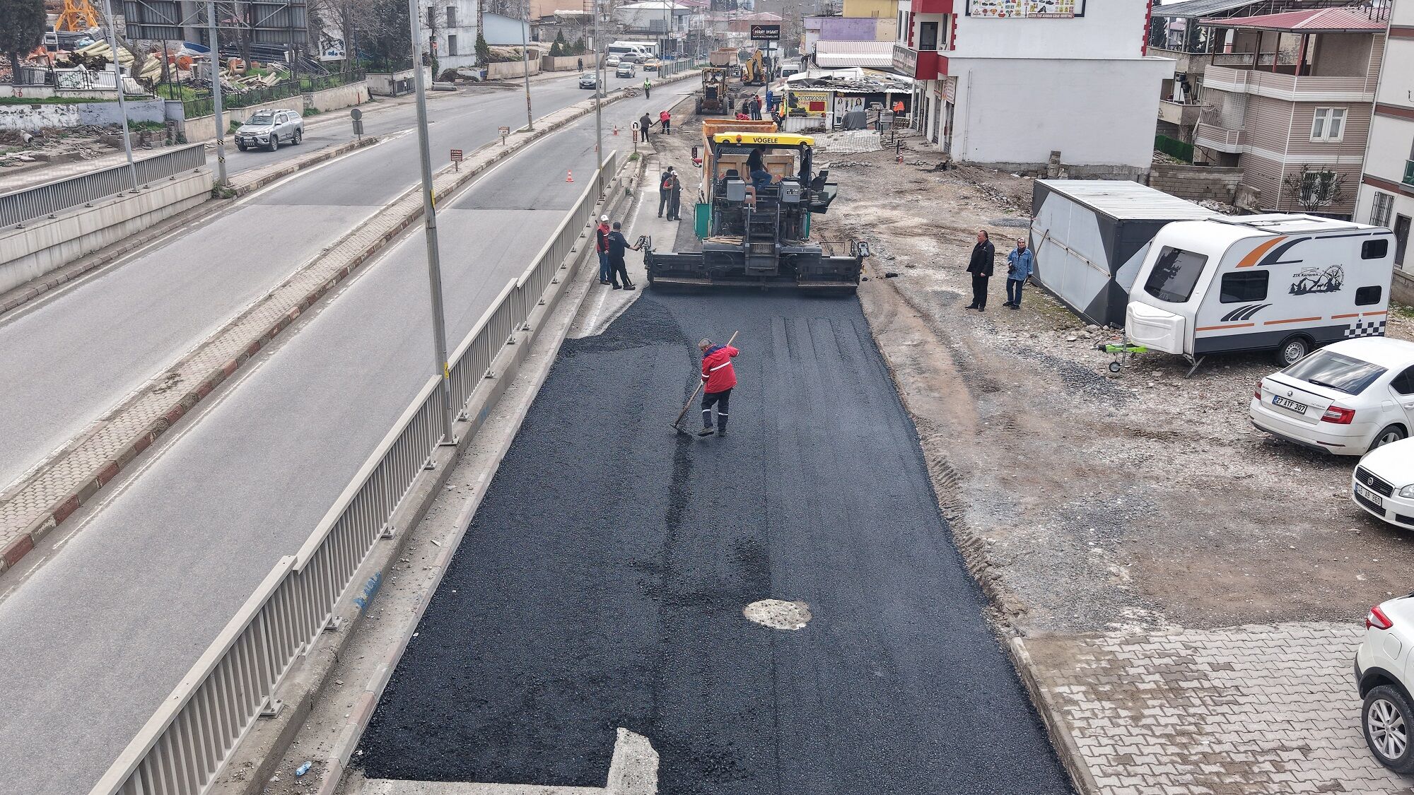 Büyükşehir, Asfalt Mesaisini Dulkadiroğlu’nda Sürdürüyor