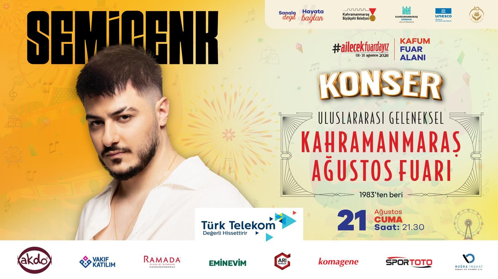Semicenk Kahramanmaraş'ta Hayranlarıyla Buluşuyor