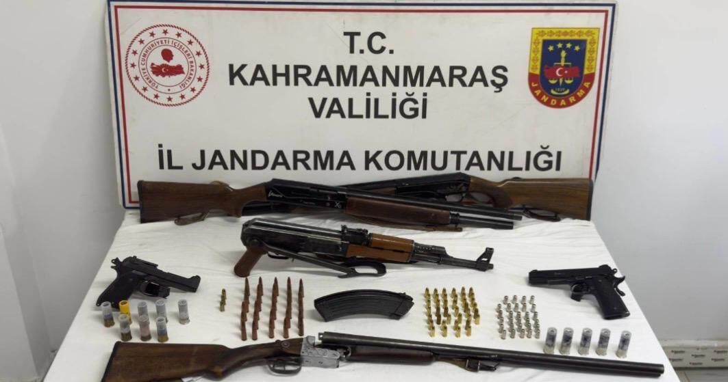 Kahramanmaraş’ta silah ve mühimmat ticareti operasyonu: 7 şüpheli gözaltında