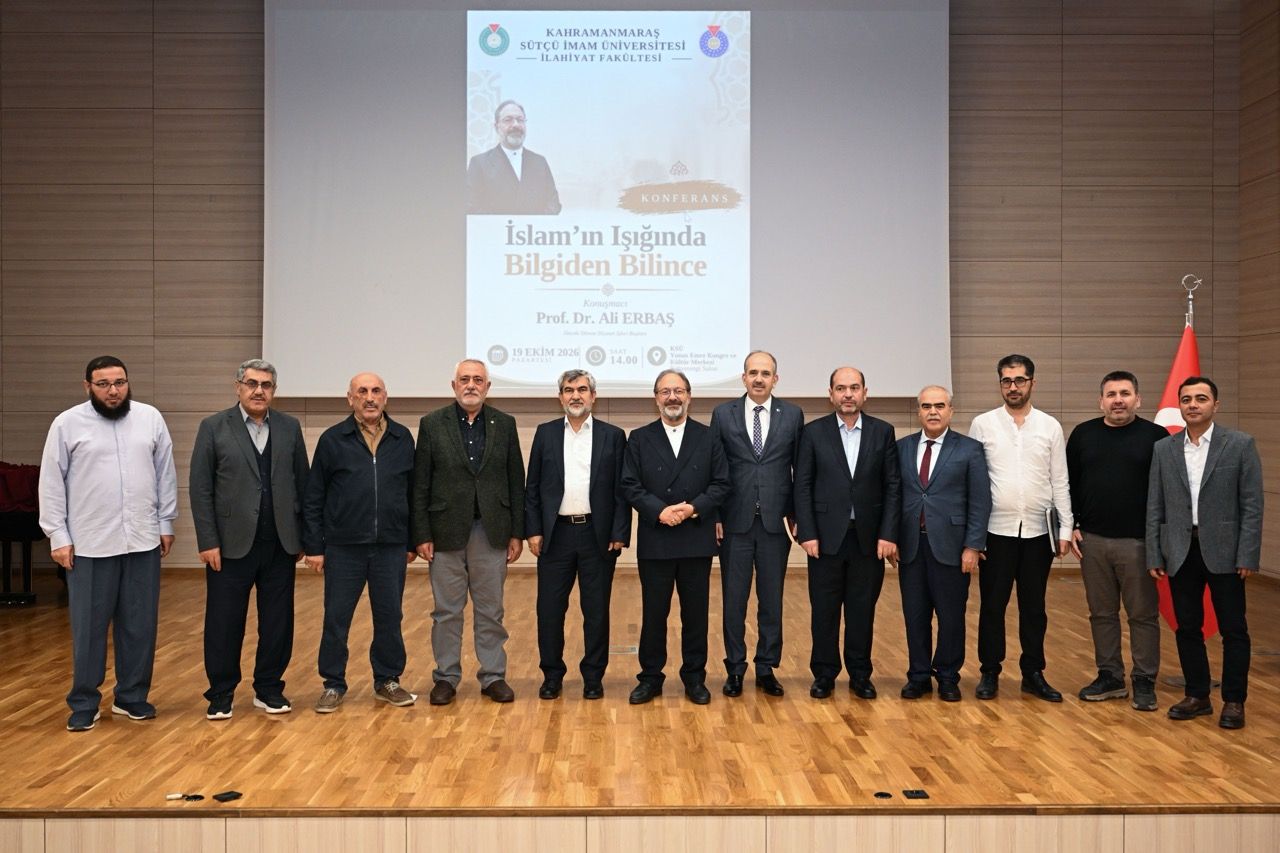 Ali Erbaş, KSÜ’de “İslam’ın Işığında Bilgiden Bilince” Konferansı Verdi