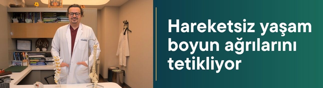 Hareketsiz yaşam boyun ağrılarını tetikliyor